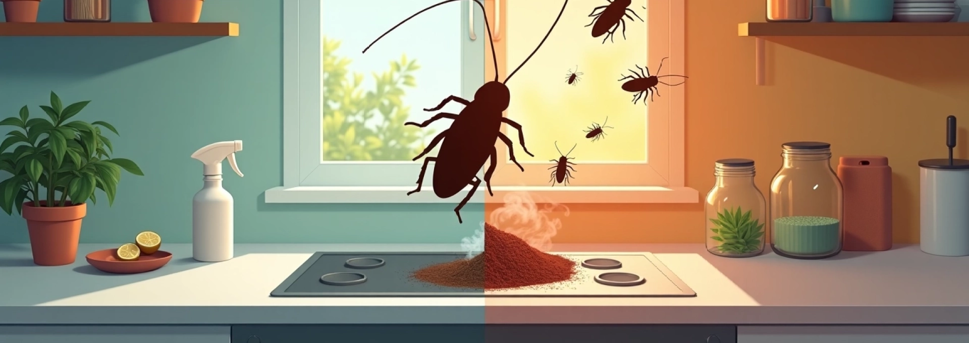 éliminer les cafards de sa cuisine