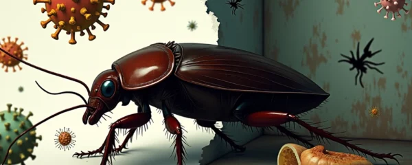 Les maladies transmises par les cafards
